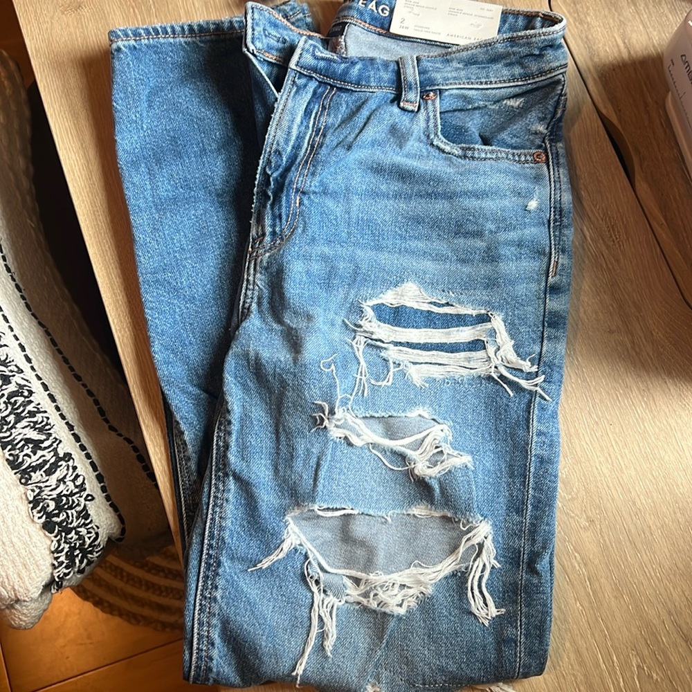 American Eagle Strigid Mom Jean